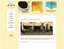 Tablet Screenshot of cafebisketti.fi